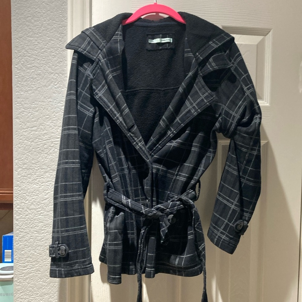 Maurices Plaid Black Women's Jacket